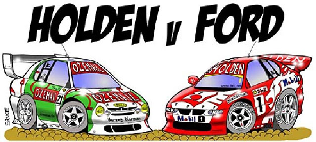 Ford versus holden bathurst #10